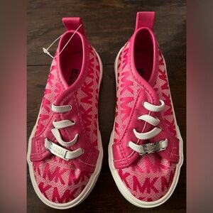 Toddler Michael Kors Fuschia Canvas Shoes